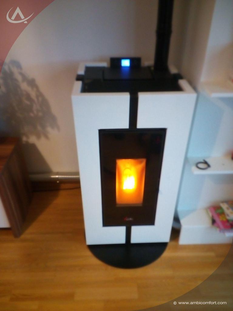 Img 20161118 113406 pellet stove cadel tecna white