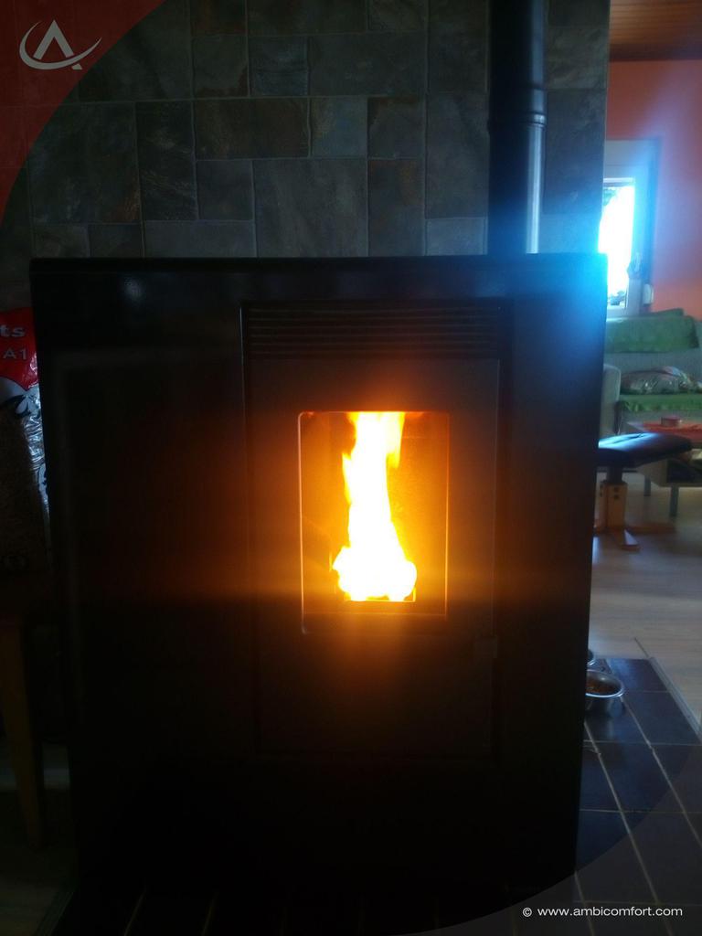 Img 20171004 151057 pellet stove slim karmek one