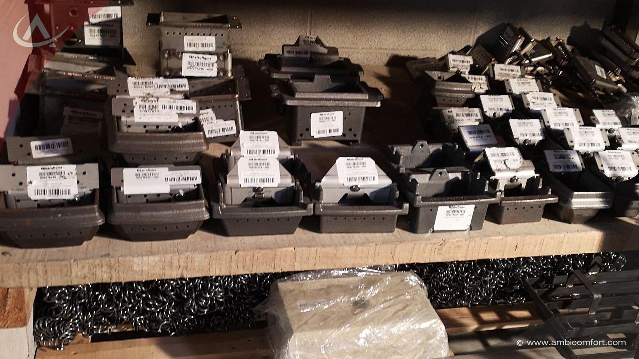 Replenished stock of spare parts for stoves