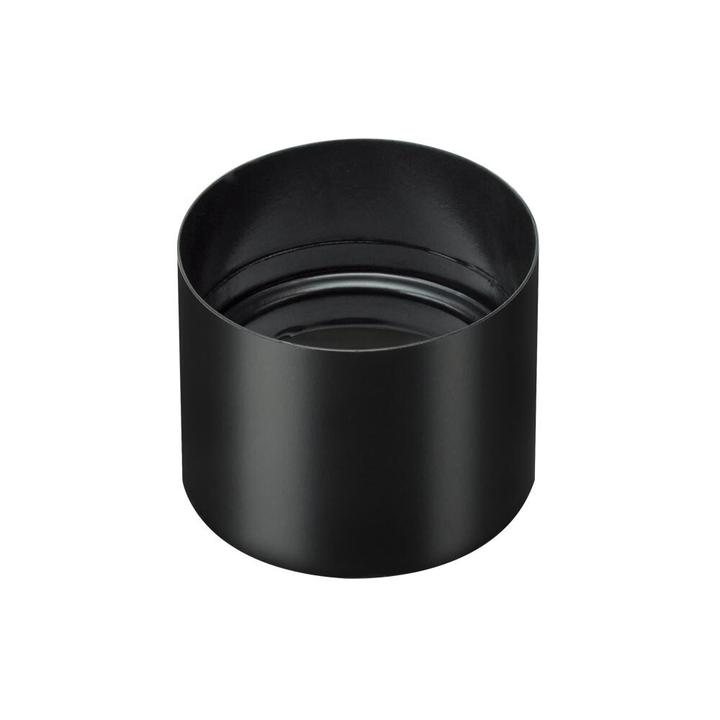 [HSFFWNNO1231] Vitreous enamel anti-condensate fitting 120 mm black matt Save Plus