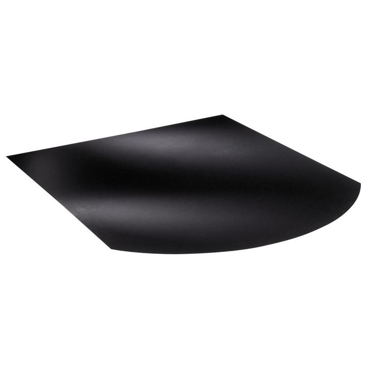 [HSFASP100090] Stove hearth plate 100x90 cm matt black painted steel Save